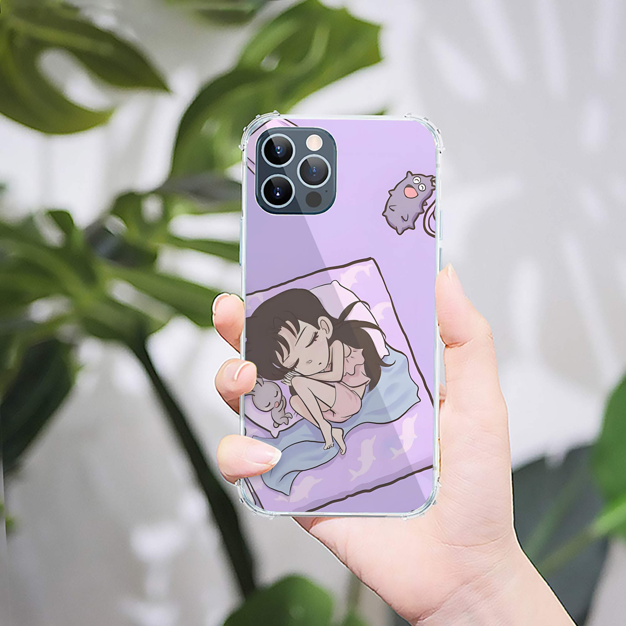 （画像用） 名探偵コナン Detective Conan 【iPhone 12シリーズ対応】透明スマホケース（クリアソフトケース）